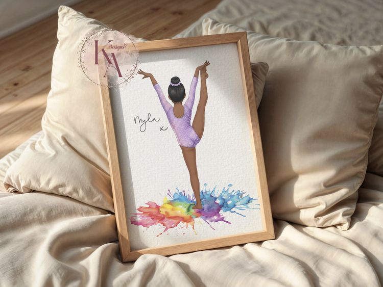 Other A4 Custom Gymnast Print  product image